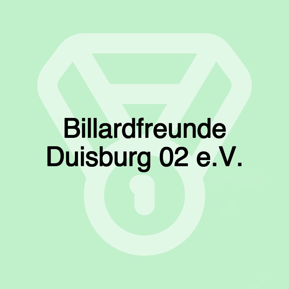 Billardfreunde Duisburg 02 e.V.