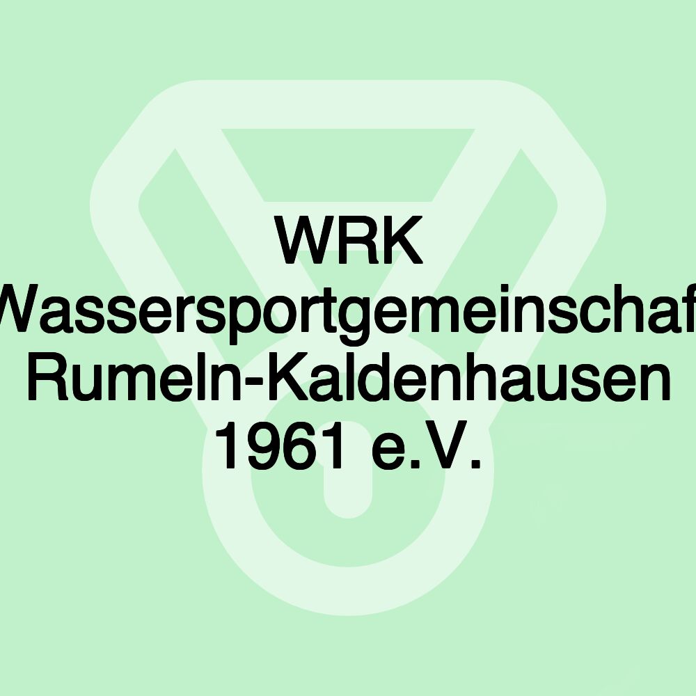 WRK Wassersportgemeinschaft Rumeln-Kaldenhausen 1961 e.V.