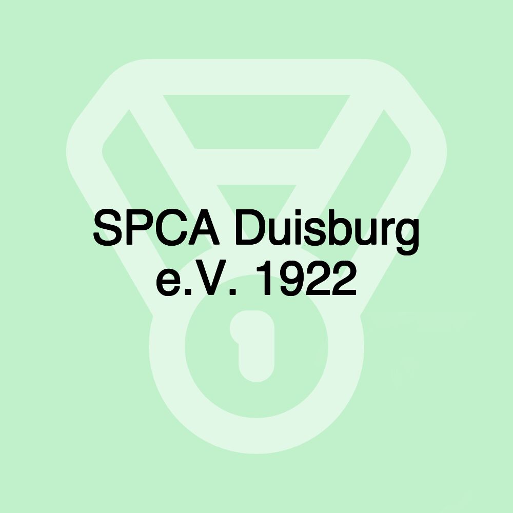 SPCA Duisburg e.V. 1922