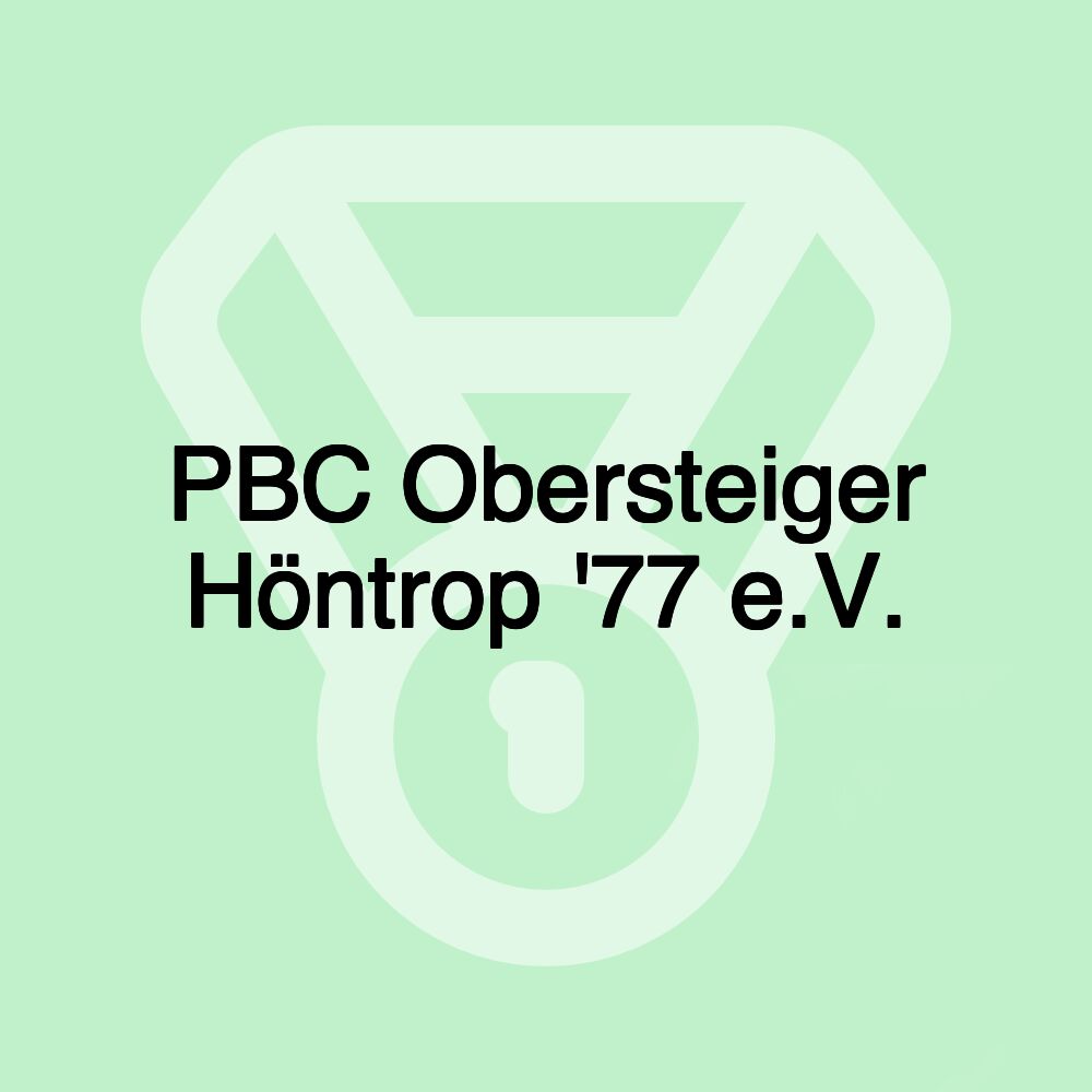 PBC Obersteiger Höntrop '77 e.V.