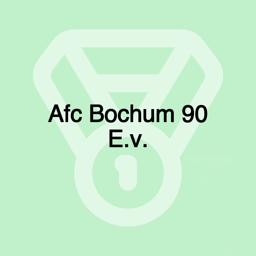 Afc Bochum 90 E.v.