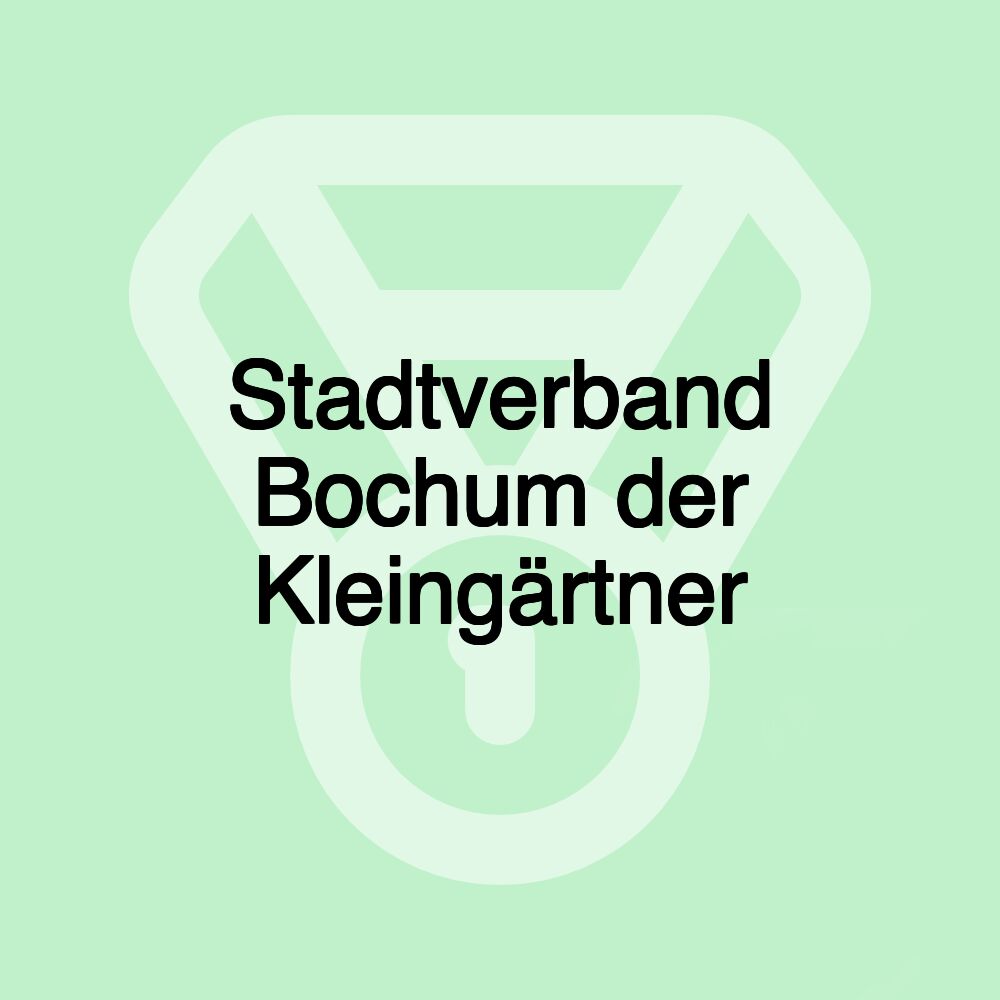 Stadtverband Bochum der Kleingärtner