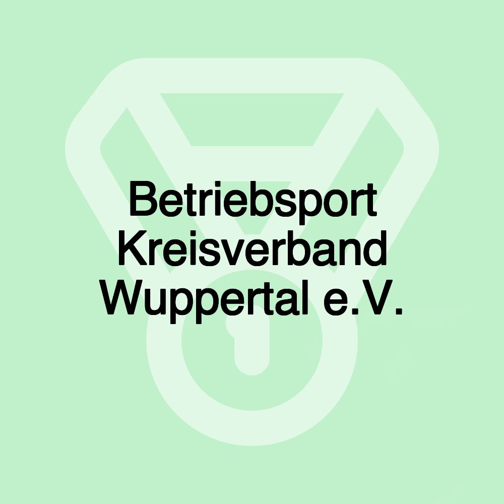 Betriebsport Kreisverband Wuppertal e.V.