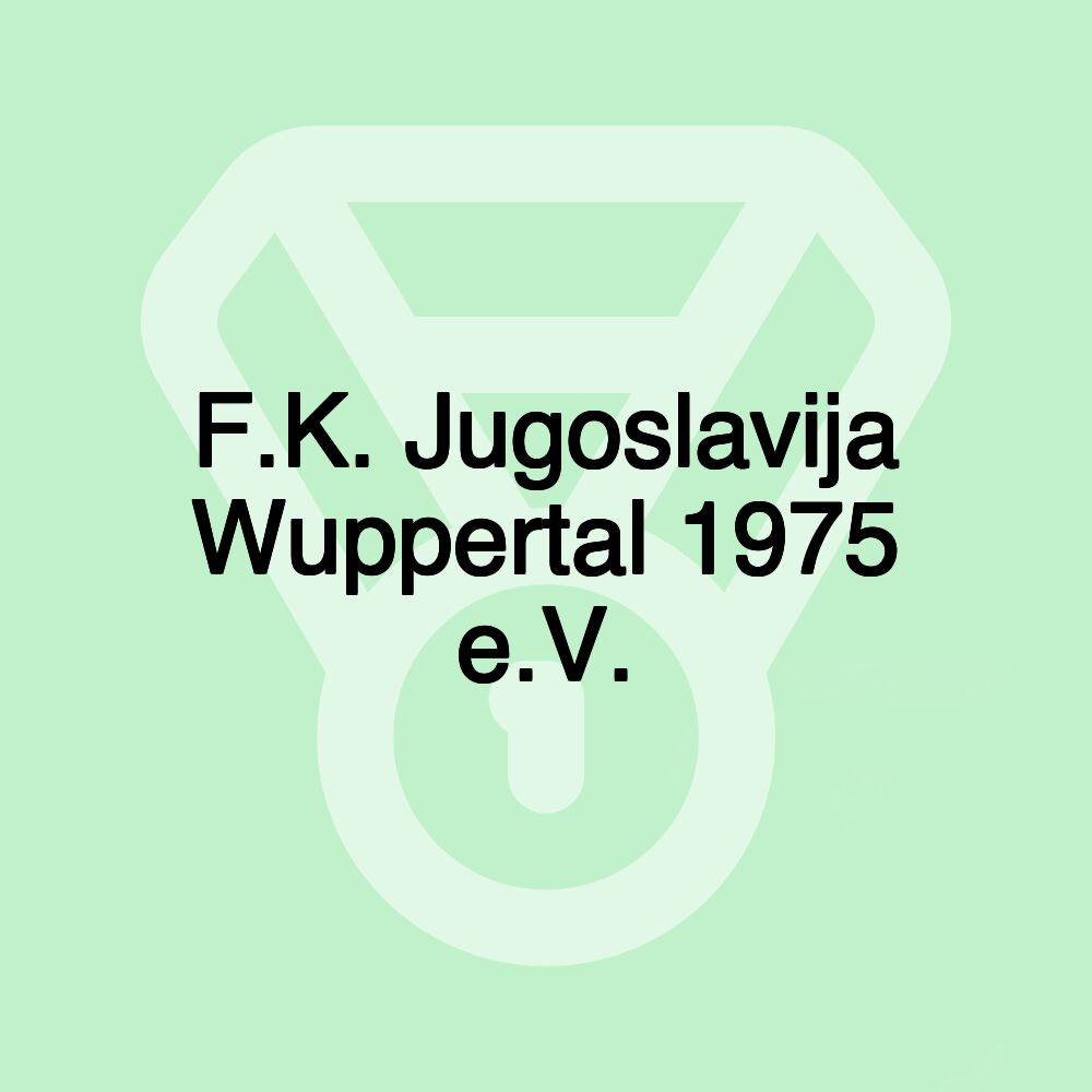 F.K. Jugoslavija Wuppertal 1975 e.V.