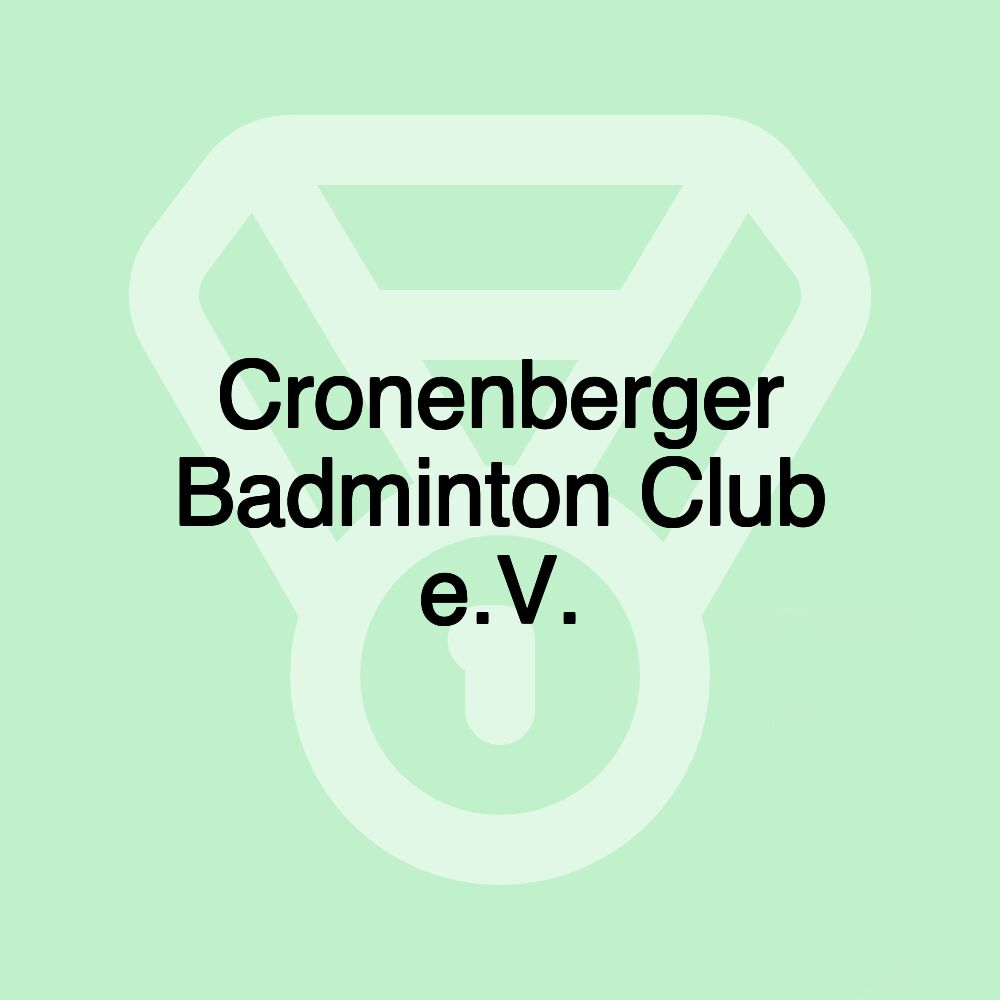 Cronenberger Badminton Club e.V.