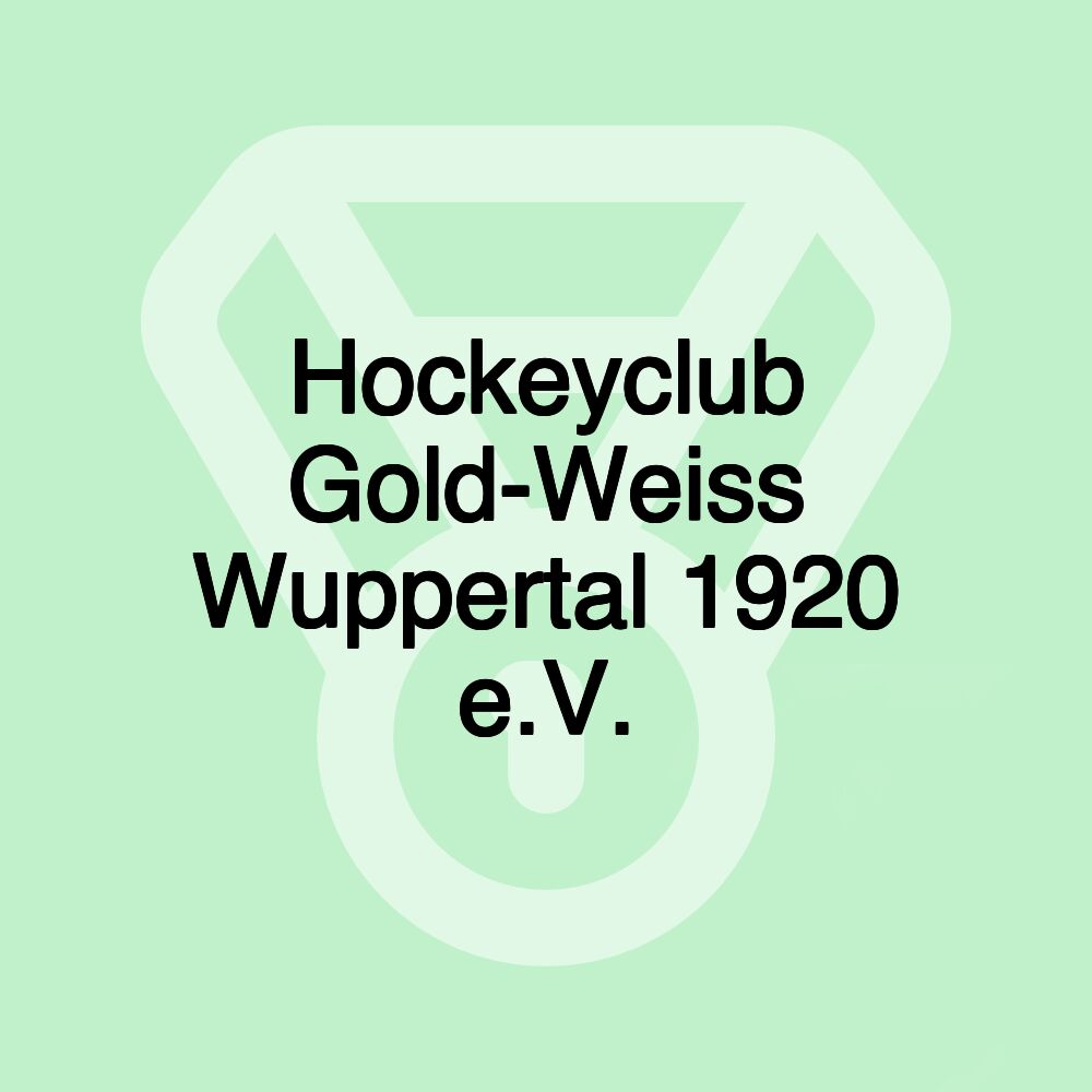 Hockeyclub Gold-Weiss Wuppertal 1920 e.V.