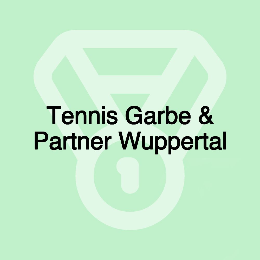 Tennis Garbe & Partner Wuppertal