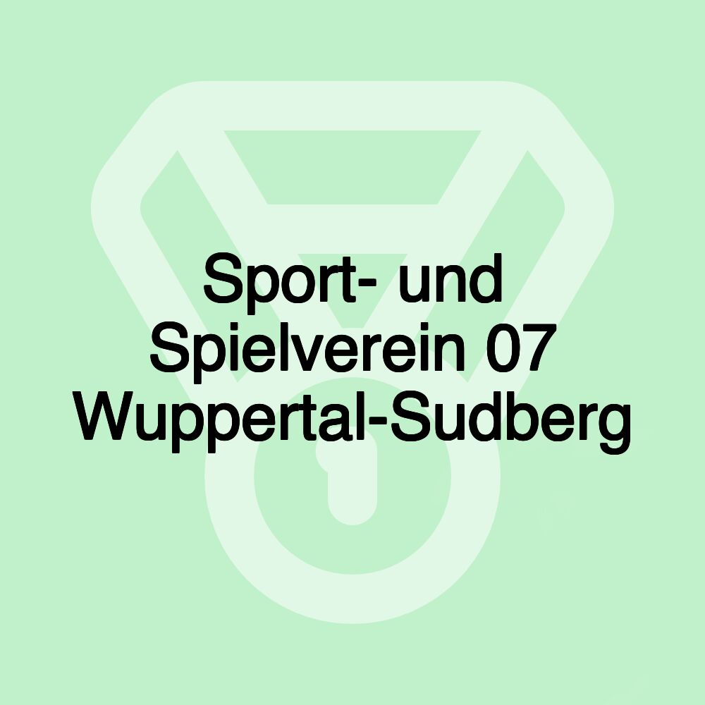 Sport- und Spielverein 07 Wuppertal-Sudberg