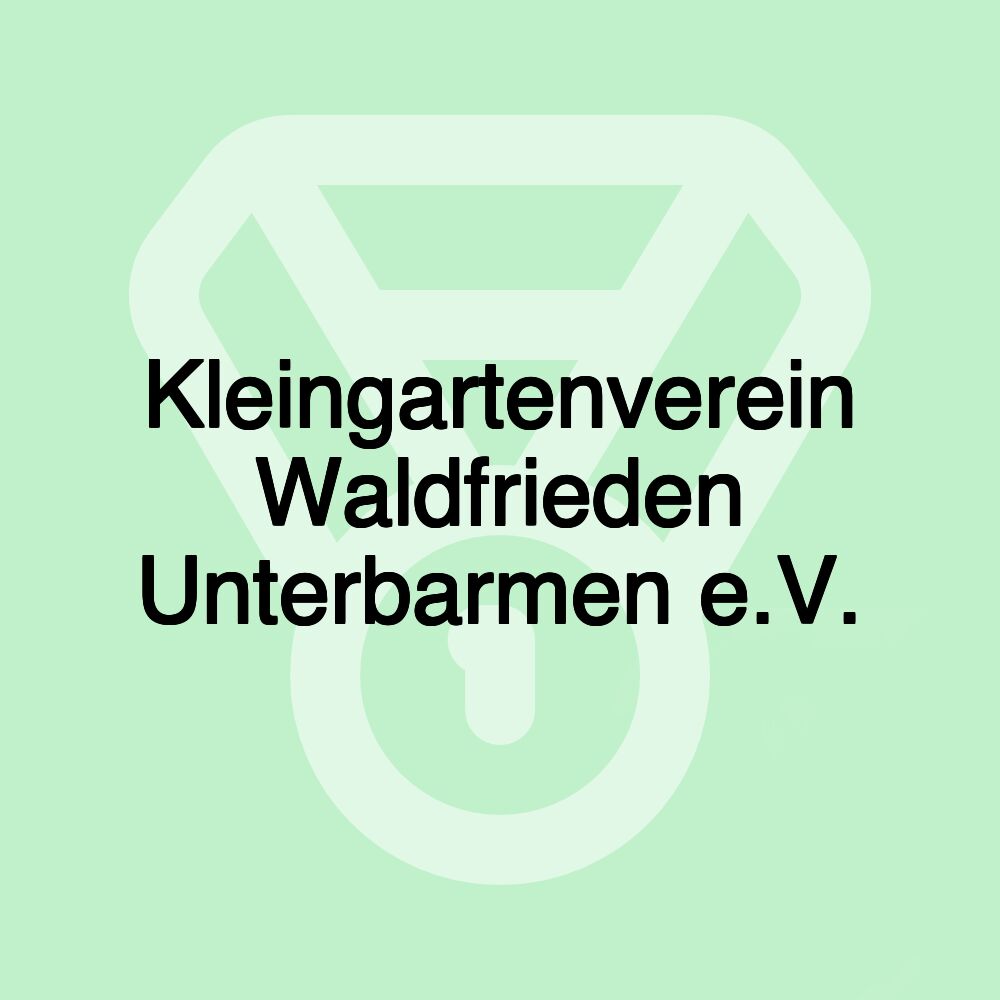 Kleingartenverein Waldfrieden Unterbarmen e.V.