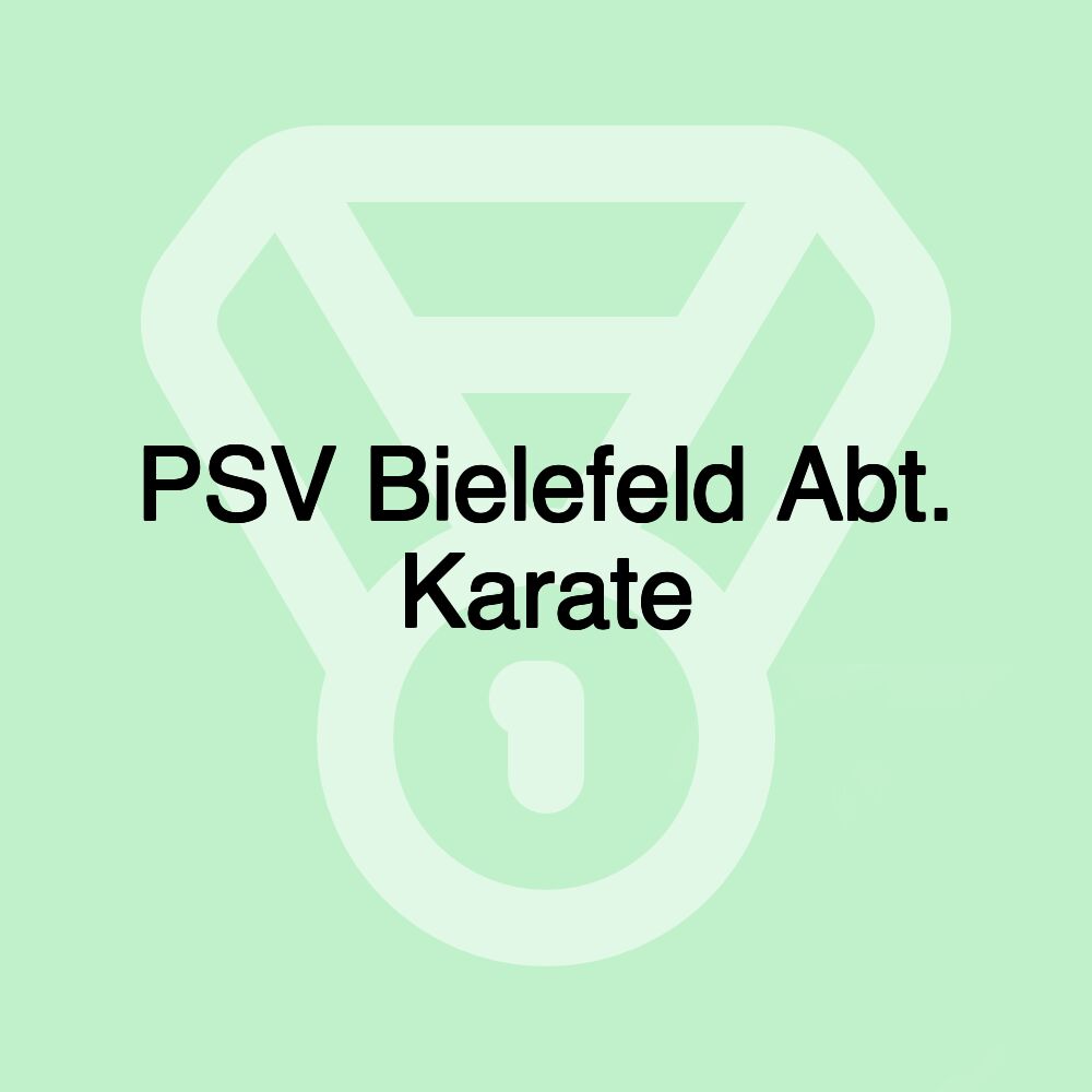 PSV Bielefeld Abt. Karate