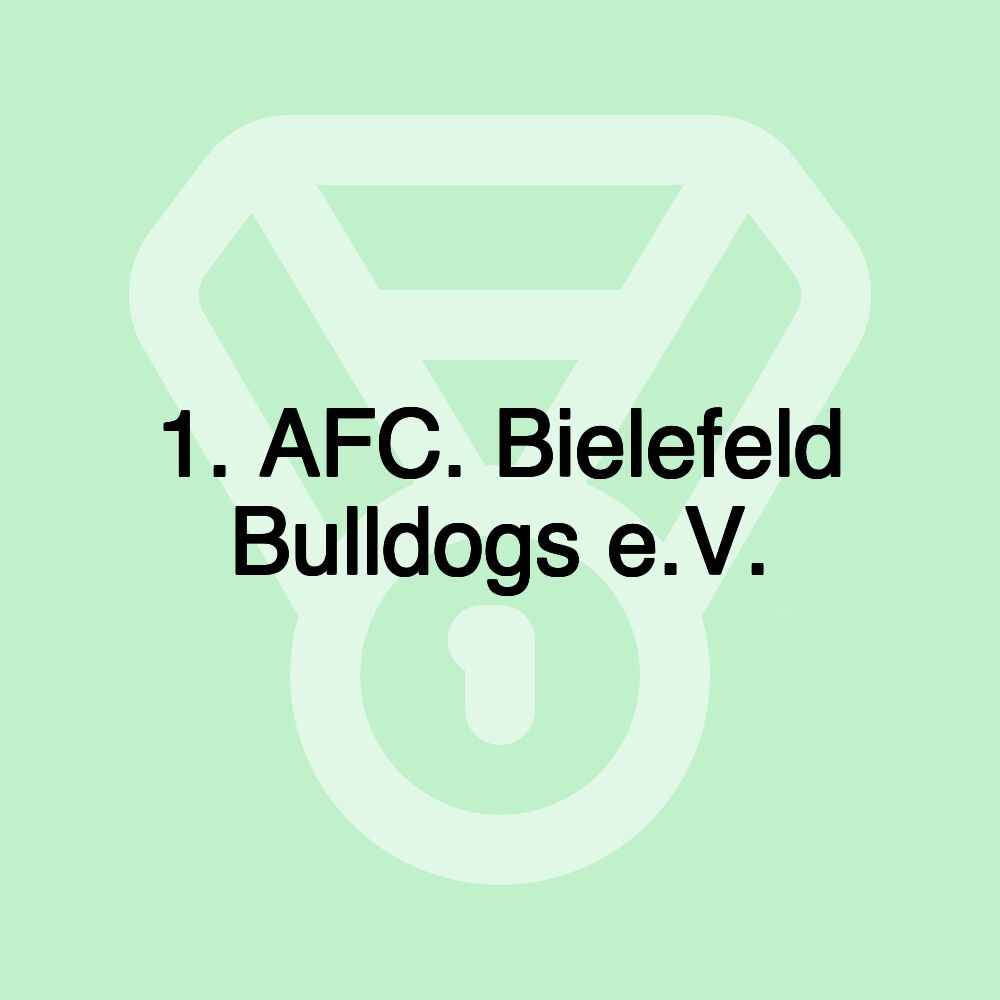 1. AFC. Bielefeld Bulldogs e.V.