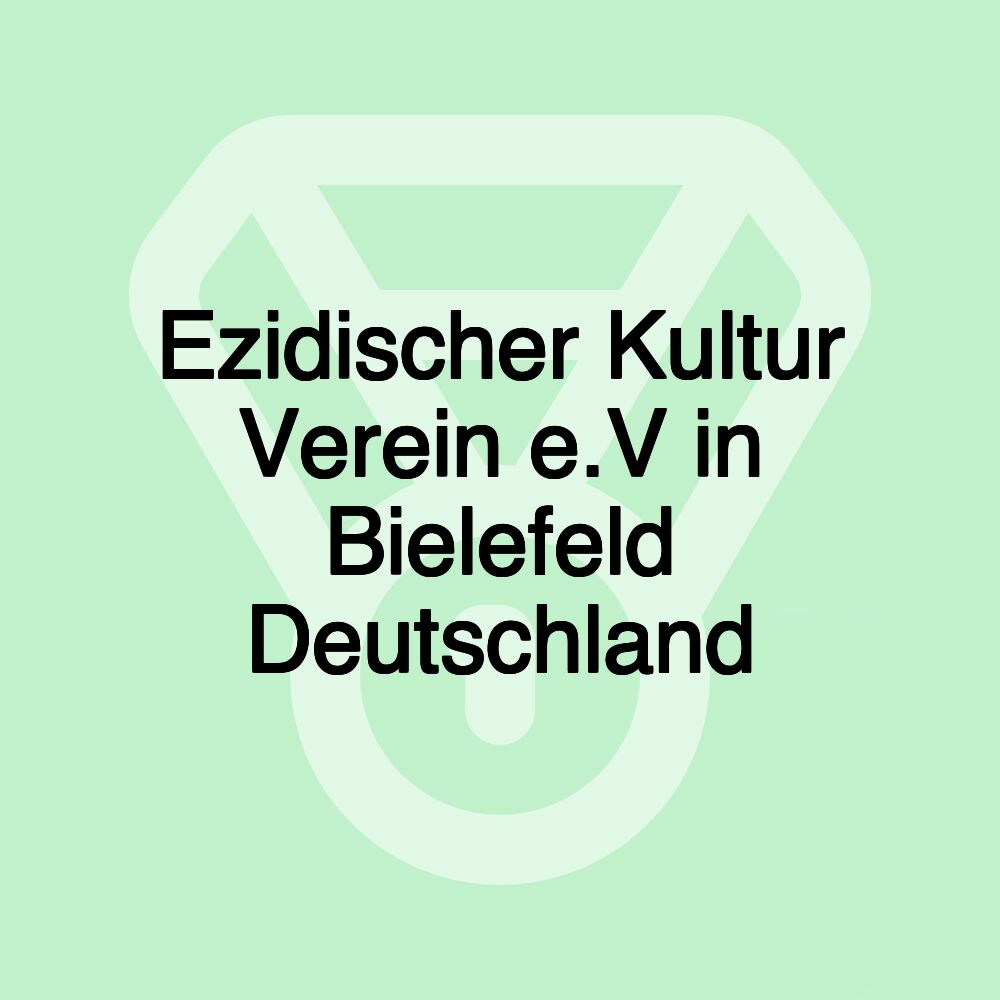 Ezidischer Kultur Verein e.V in Bielefeld Deutschland