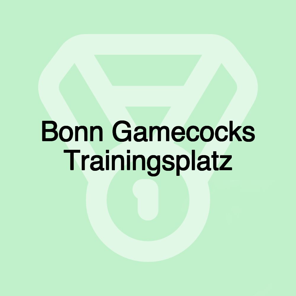 Bonn Gamecocks Trainingsplatz