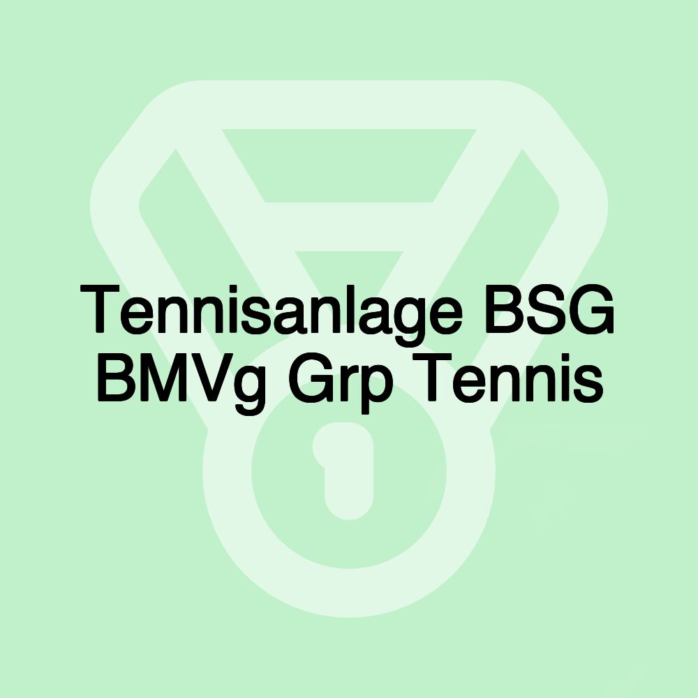 Tennisanlage BSG BMVg Grp Tennis