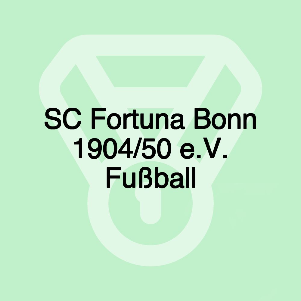 SC Fortuna Bonn 1904/50 e.V. Fußball