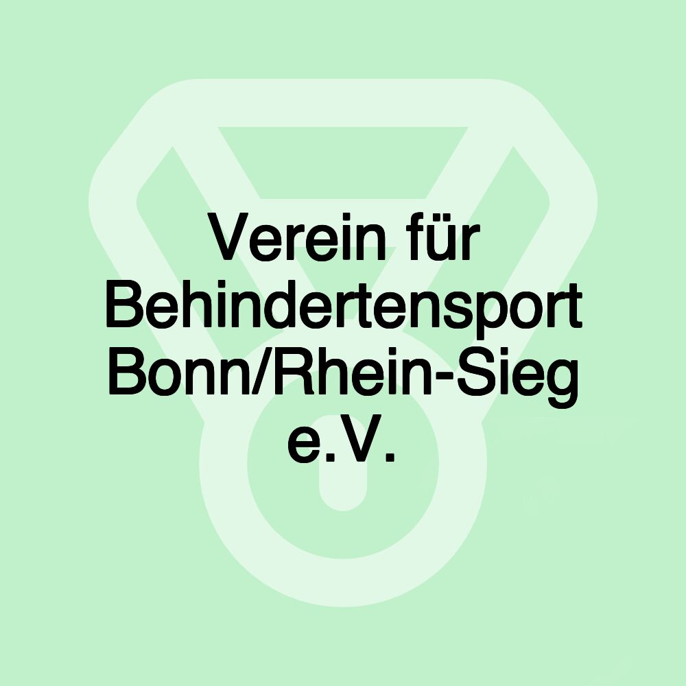 Verein für Behindertensport Bonn/Rhein-Sieg e.V.