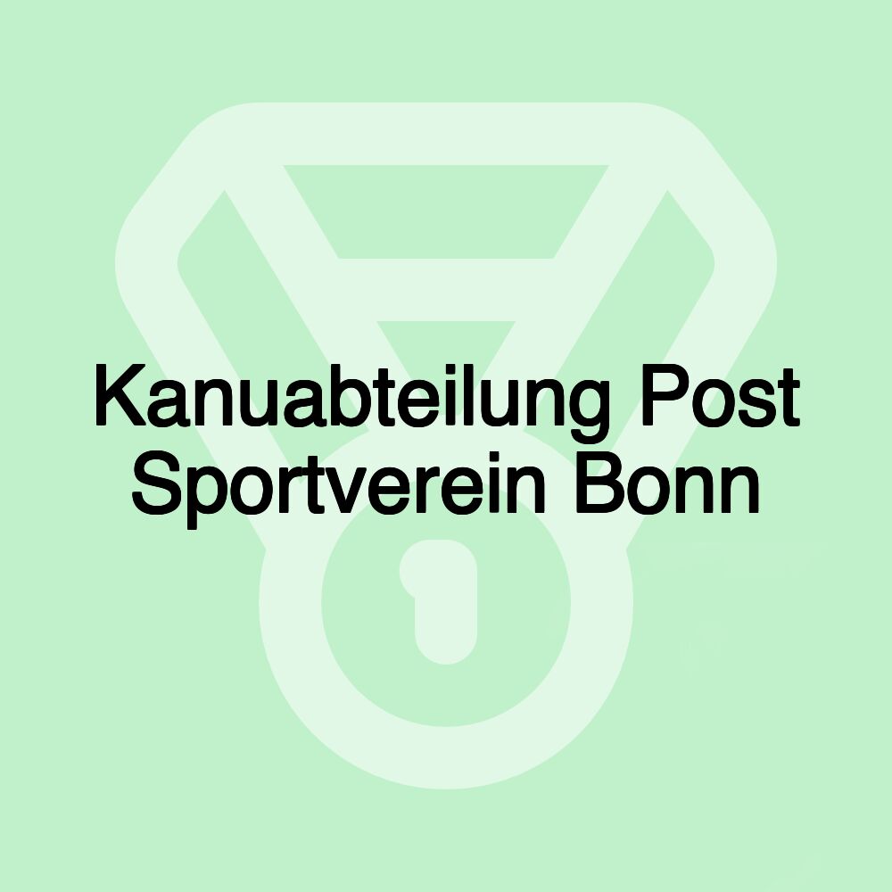 Kanuabteilung Post Sportverein Bonn