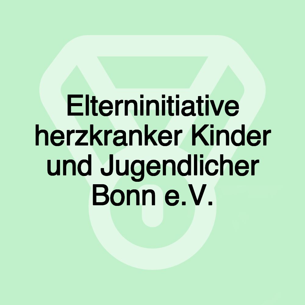 Elterninitiative herzkranker Kinder und Jugendlicher Bonn e.V.