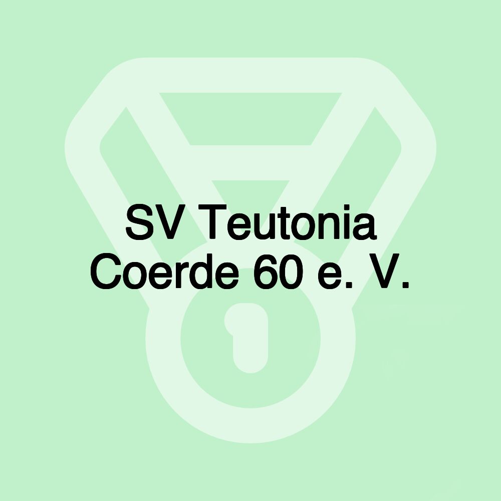 SV Teutonia Coerde 60 e. V.