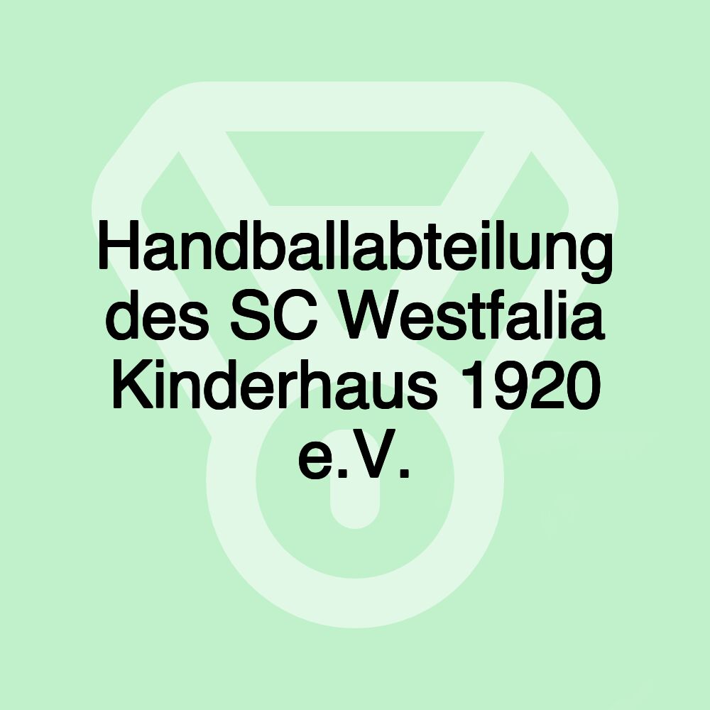 Handballabteilung des SC Westfalia Kinderhaus 1920 e.V.