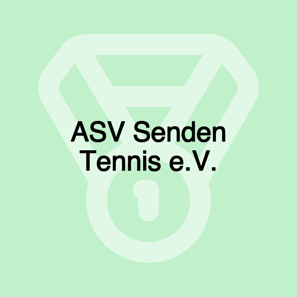 ASV Senden Tennis e.V.