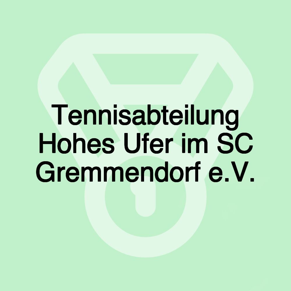 Tennisabteilung Hohes Ufer im SC Gremmendorf e.V.