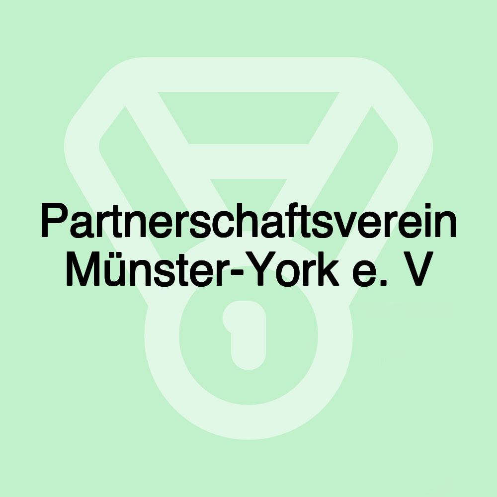 Partnerschaftsverein Münster-York e. V