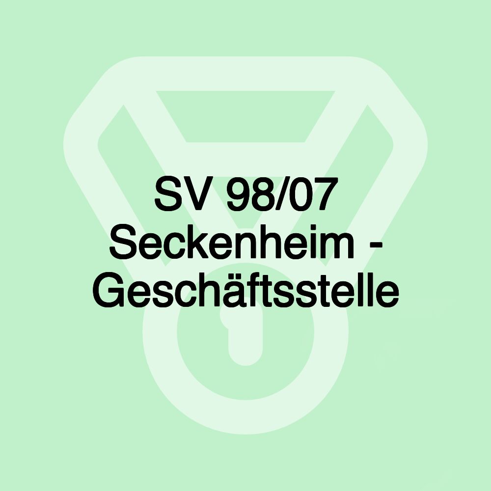 SV 98/07 Seckenheim - Geschäftsstelle