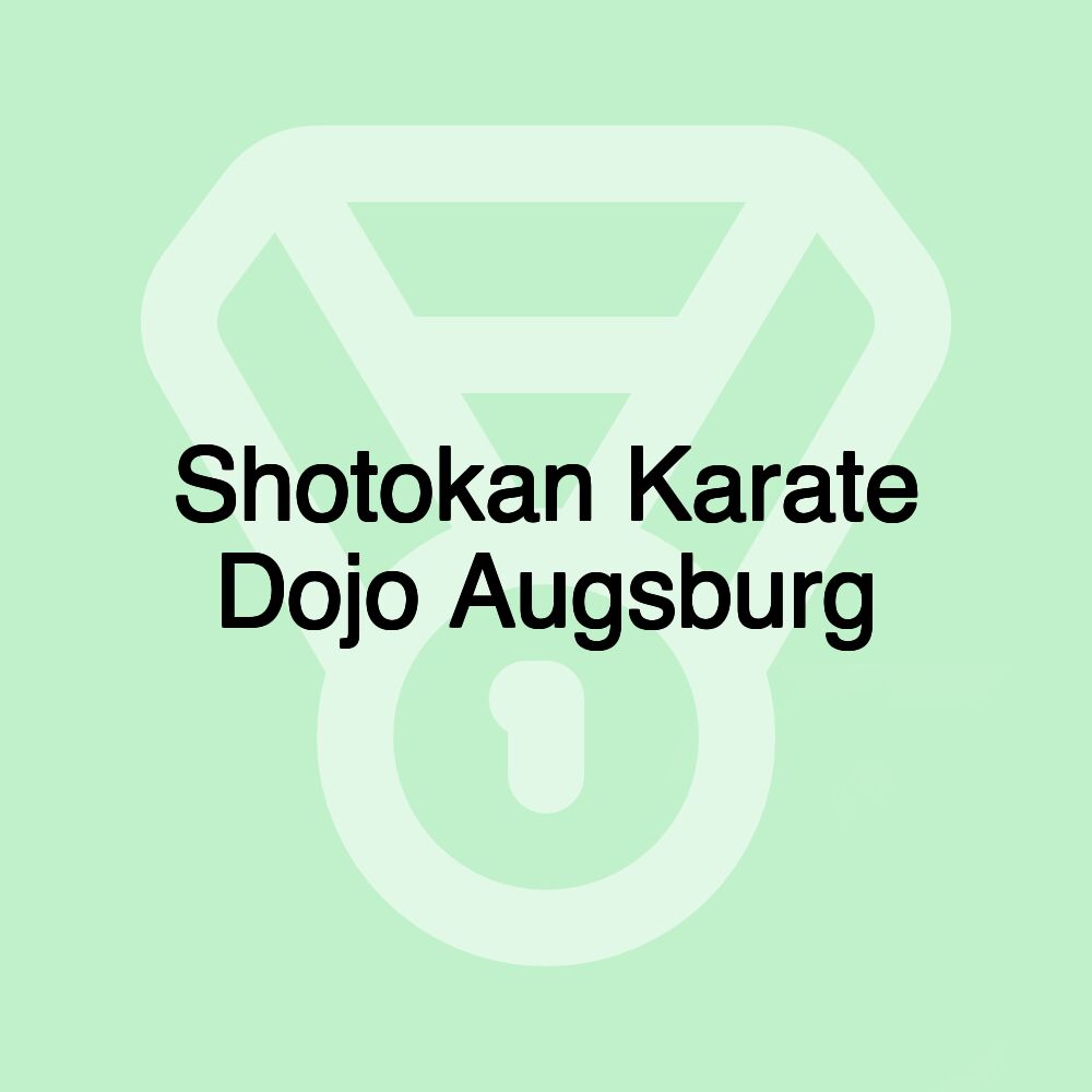 Shotokan Karate Dojo Augsburg