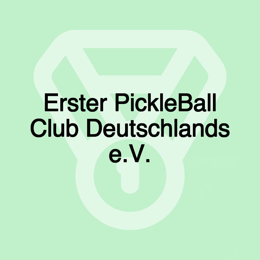 Erster PickleBall Club Deutschlands e.V.