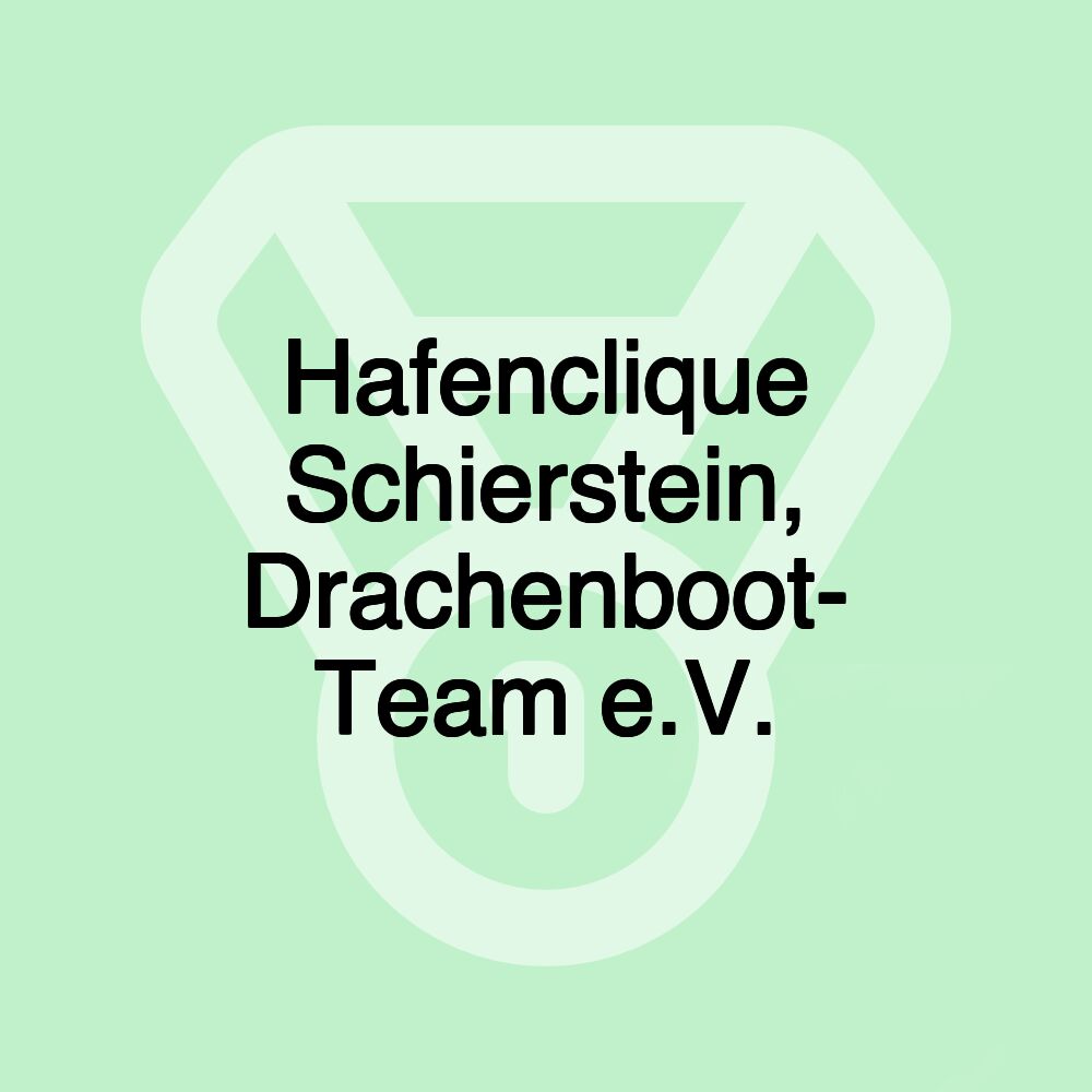 Hafenclique Schierstein, Drachenboot- Team e.V.