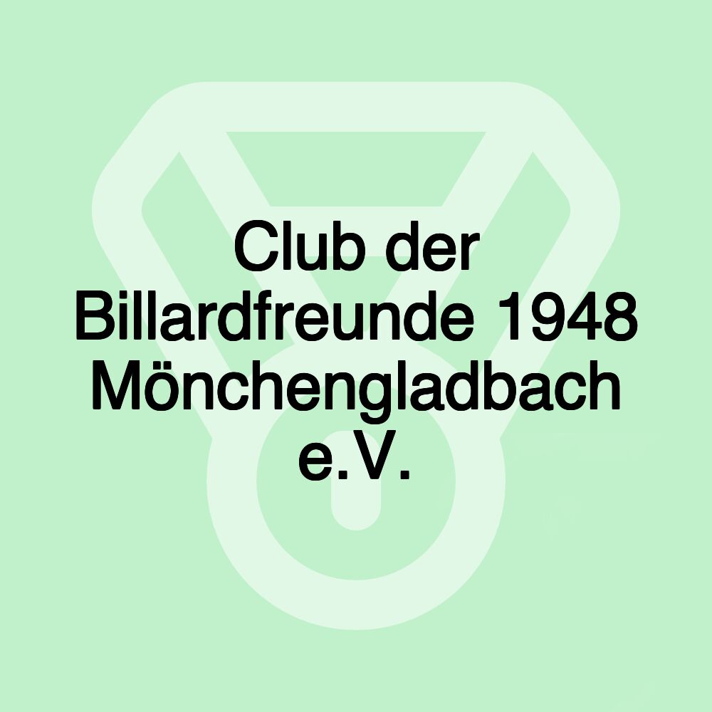 Club der Billardfreunde 1948 Mönchengladbach e.V.