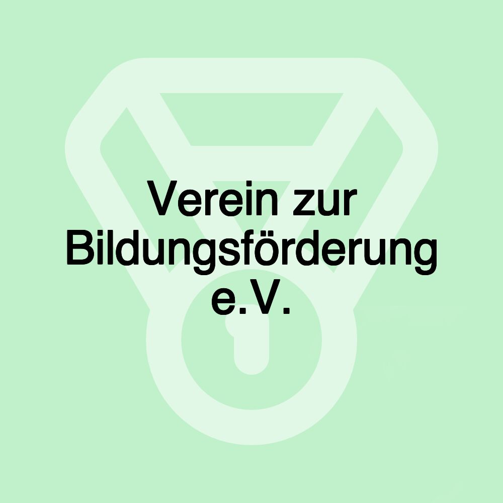 Verein zur Bildungsförderung e.V.