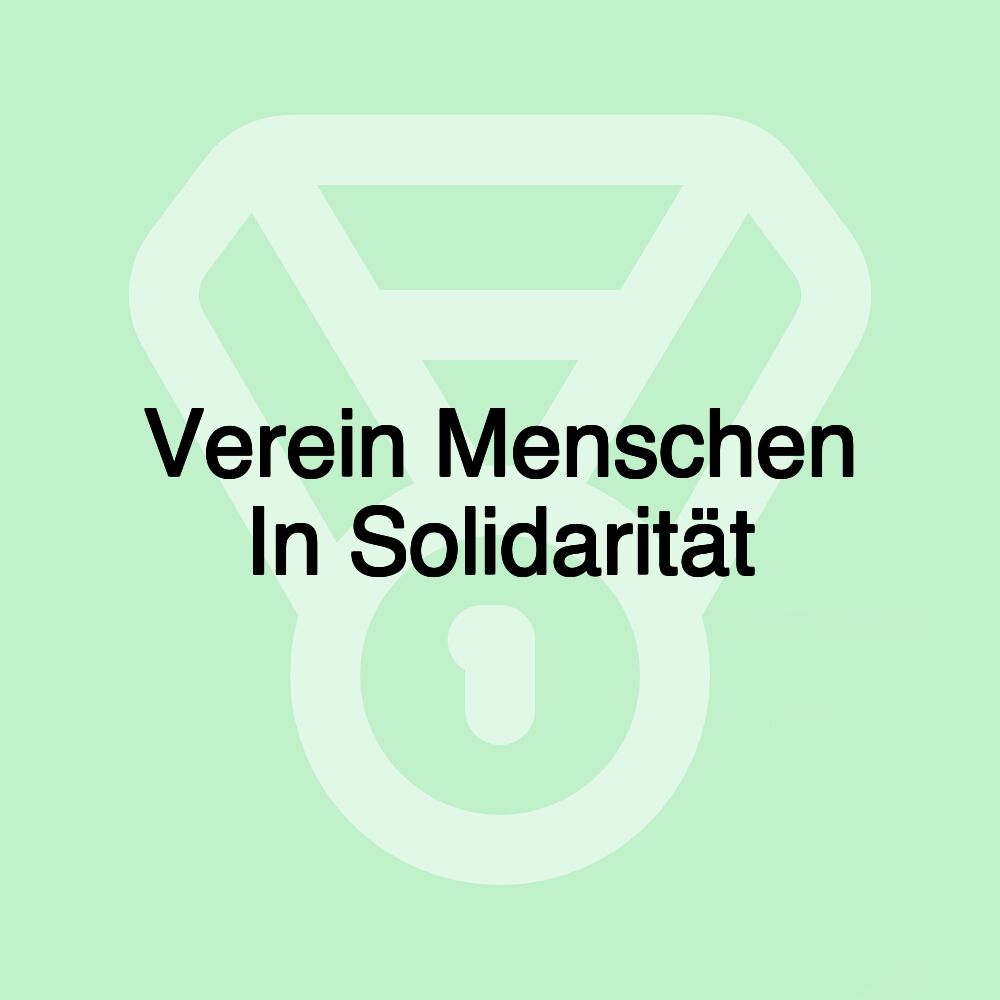 Verein Menschen In Solidarität