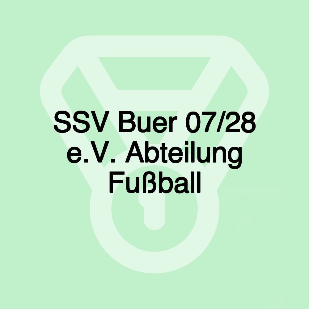 SSV Buer 07/28 e.V. Abteilung Fußball