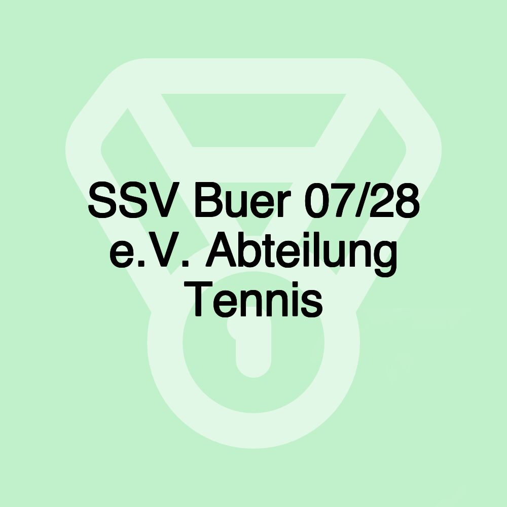 SSV Buer 07/28 e.V. Abteilung Tennis