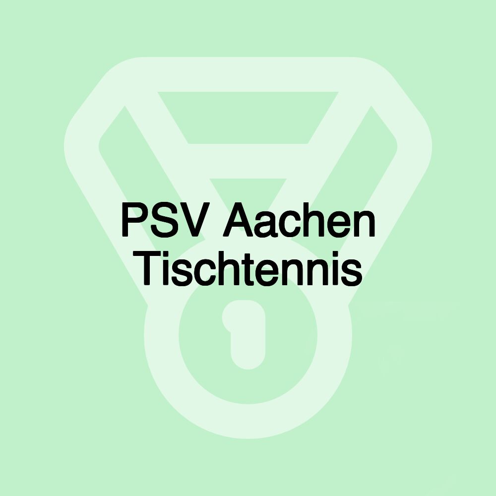 PSV Aachen Tischtennis