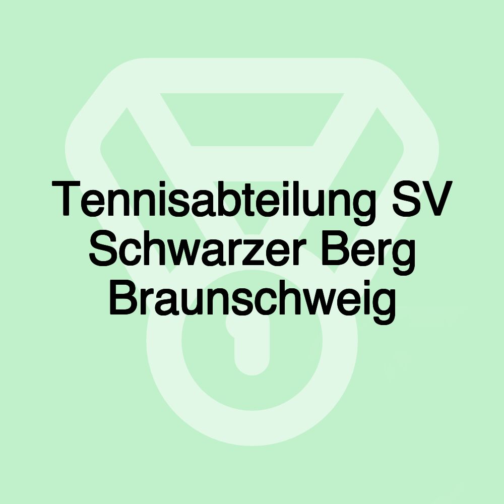 Tennisabteilung SV Schwarzer Berg Braunschweig