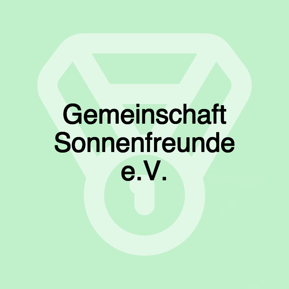 Gemeinschaft Sonnenfreunde e.V.