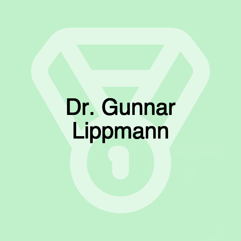 Dr. Gunnar Lippmann