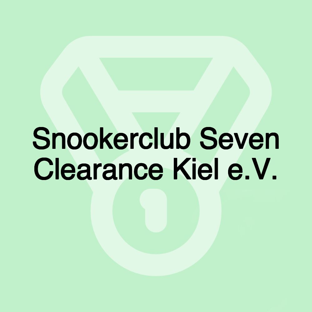 Snookerclub Seven Clearance Kiel e.V.