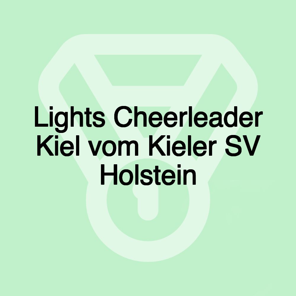 Lights Cheerleader Kiel vom Kieler SV Holstein