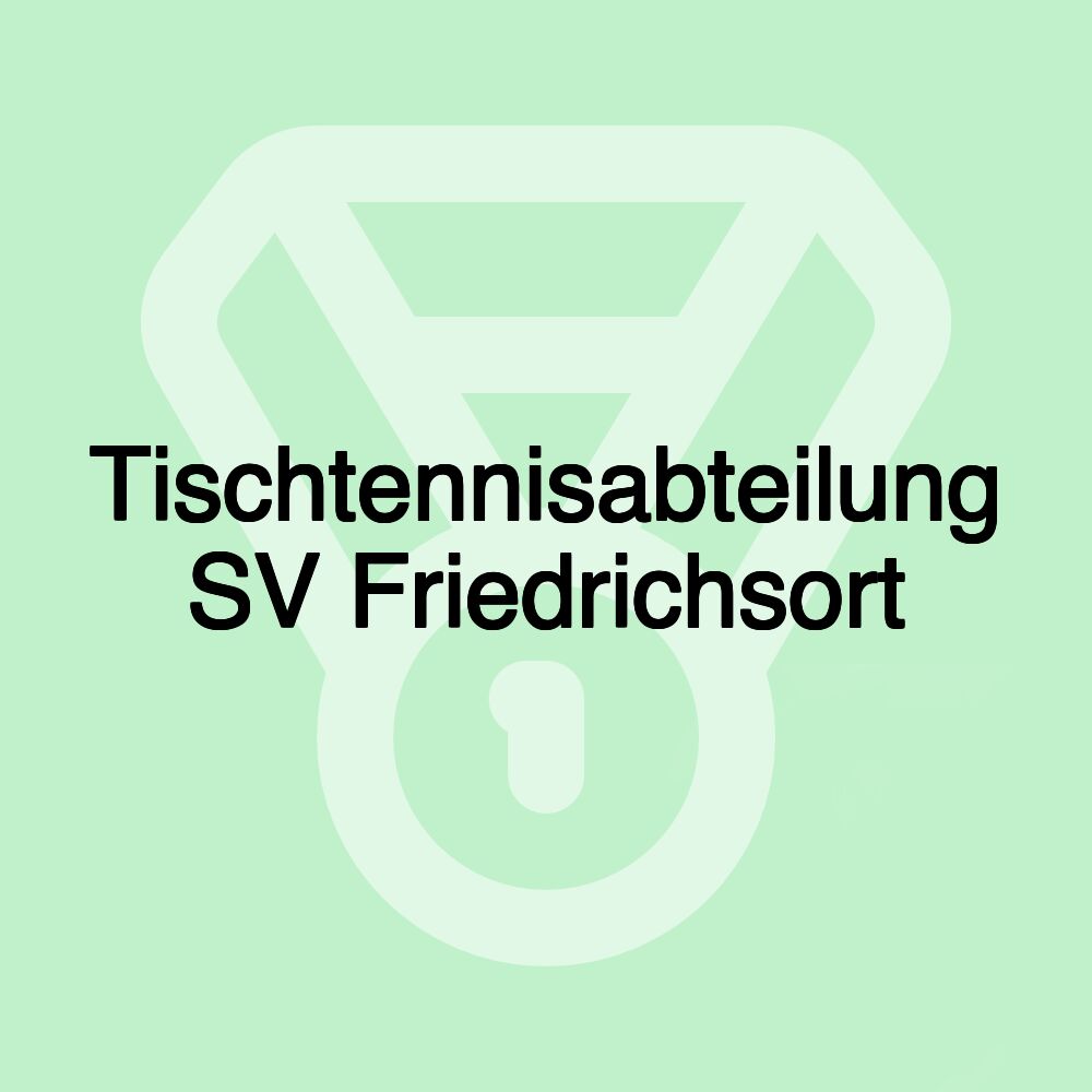 Tischtennisabteilung SV Friedrichsort