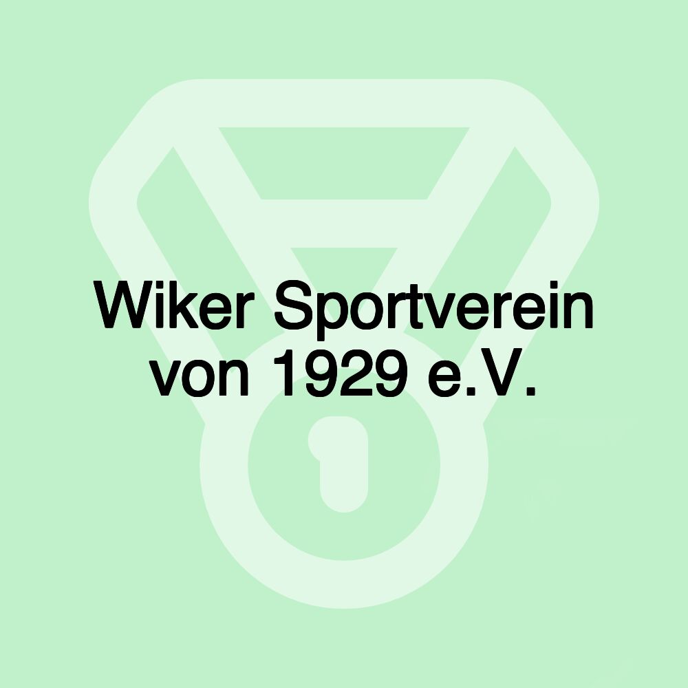 Wiker Sportverein von 1929 e.V.