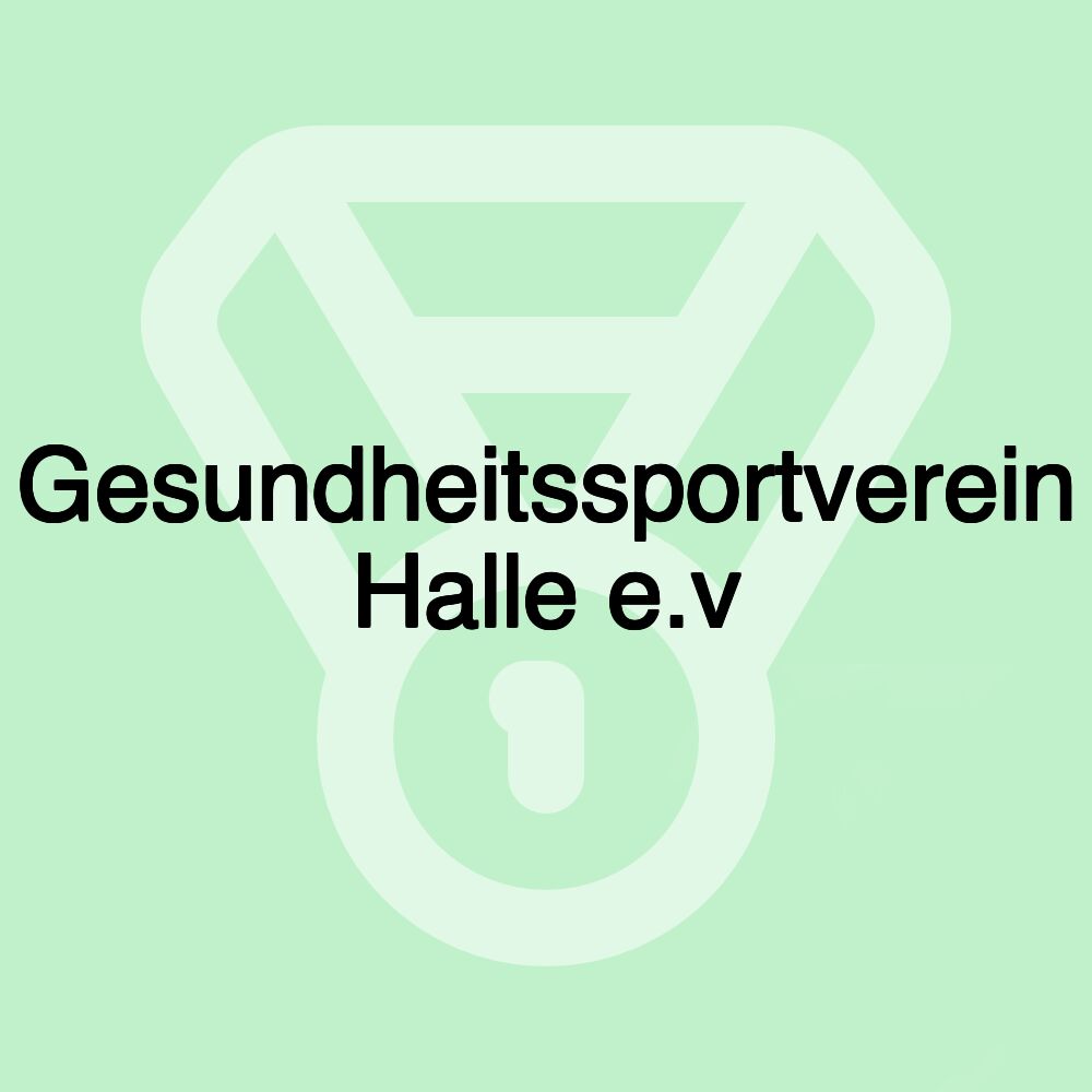 Gesundheitssportverein Halle e.v