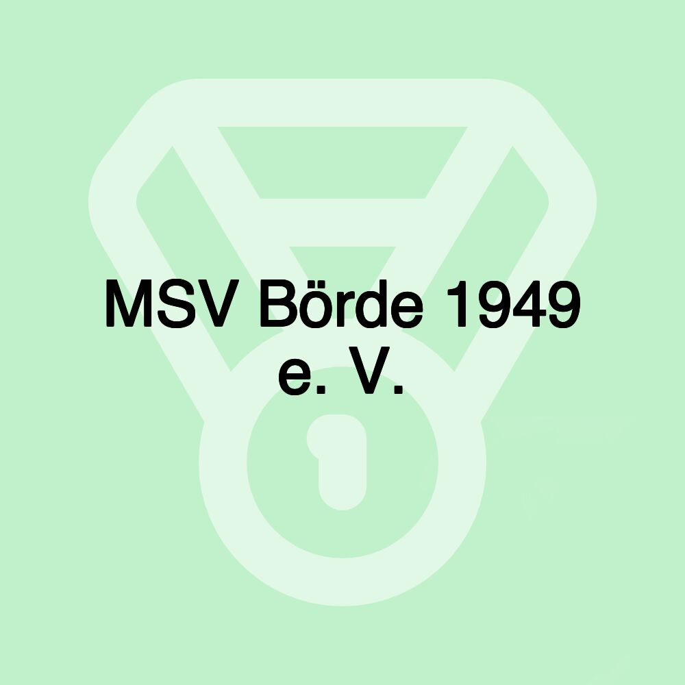 MSV Börde 1949 e. V.