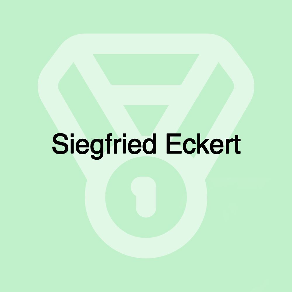 Siegfried Eckert