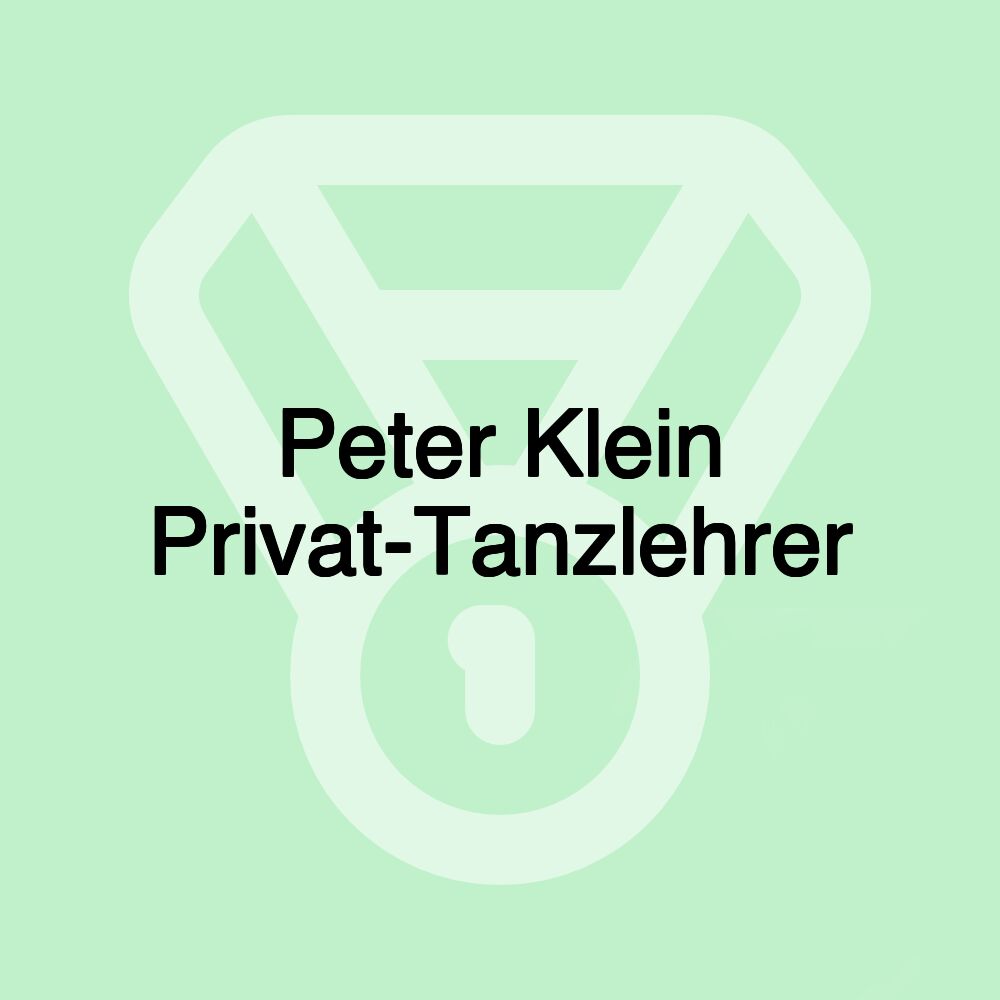 Peter Klein Privat-Tanzlehrer