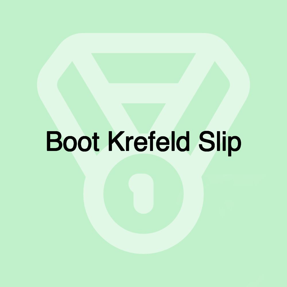 Boot Krefeld Slip