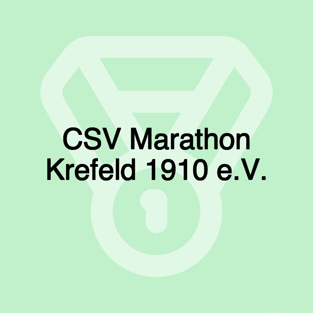 CSV Marathon Krefeld 1910 e.V.